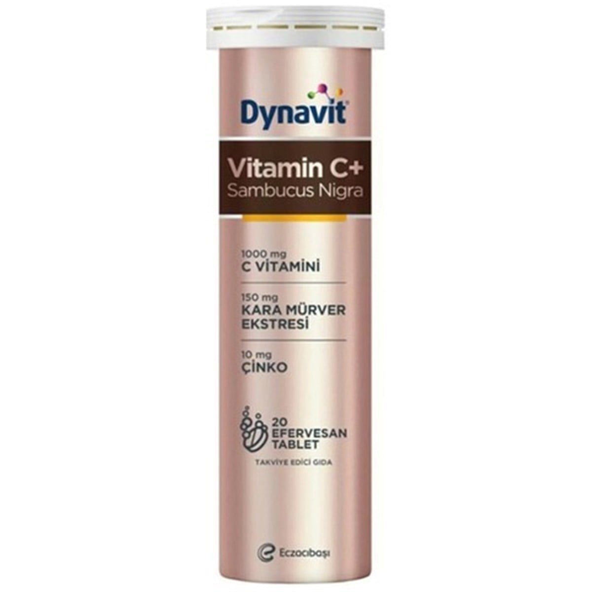 Dynavit Vitamin C+ Sambucus Nigra 20 Efervesan Tablet