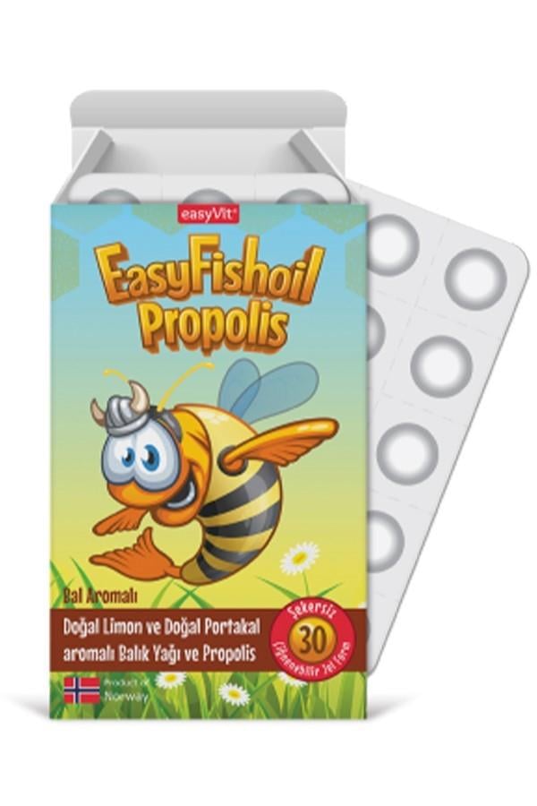 Easyfishoil Propolis Balık Yağı 30 Jel