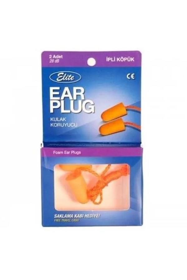 Elite Ear Plug İpli Köpük Kulak Tıkacı