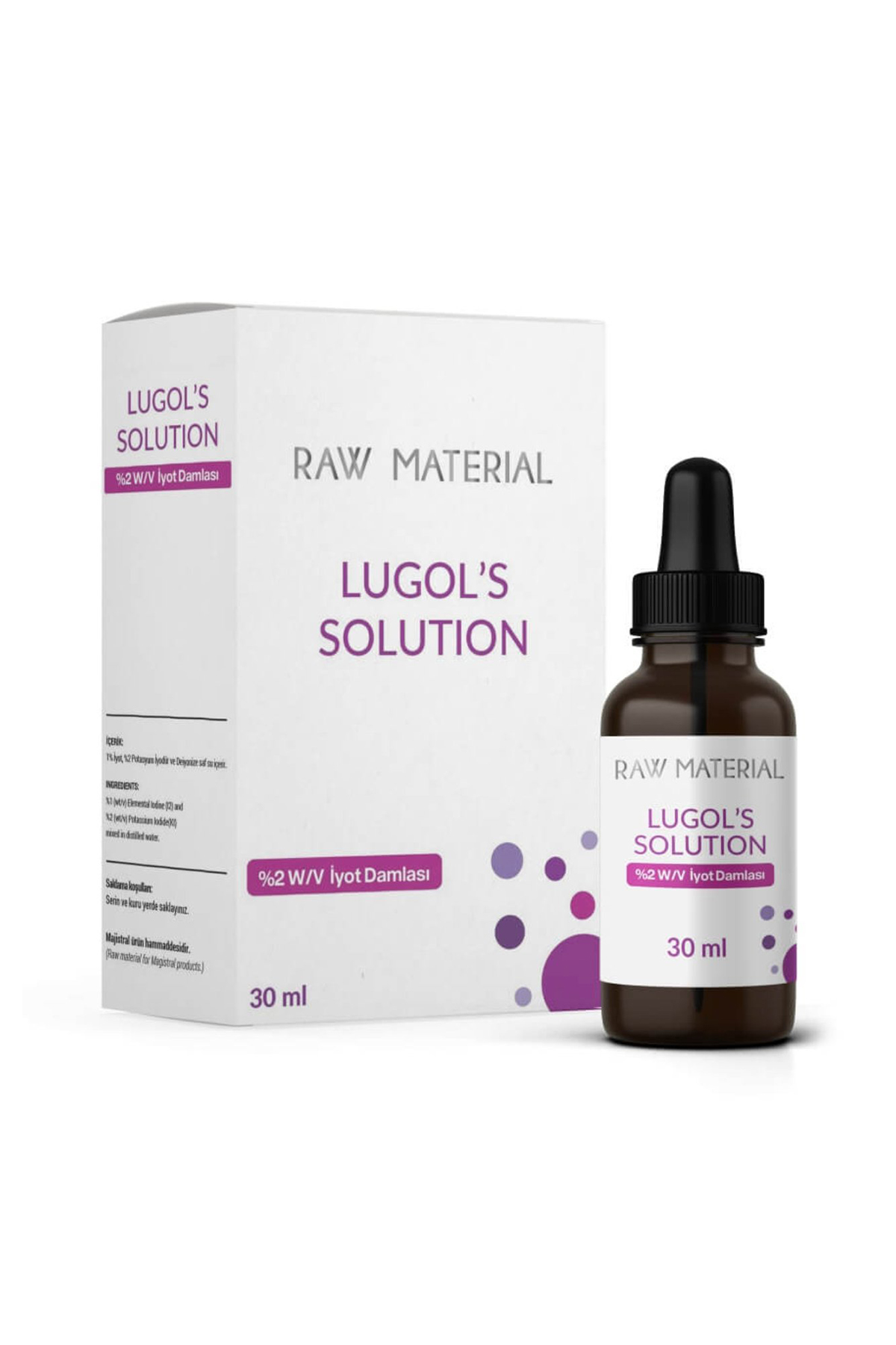 FW Nutrition Raw Material Lugol's Solution Iyot %2 Damla 30 ml