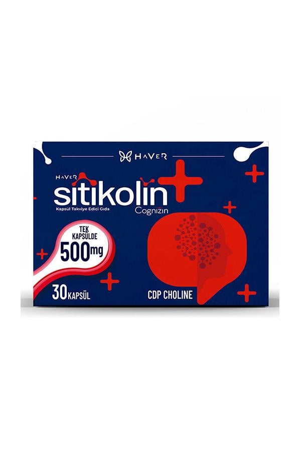 Haver Sitikolin Cognizin 500 mg 30 Kapsül