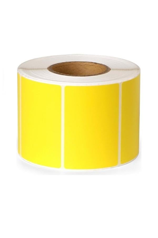 İlaç Kullanım Etiketi Sarı Zeminli 40mm × 60mm - 1.000 Adet