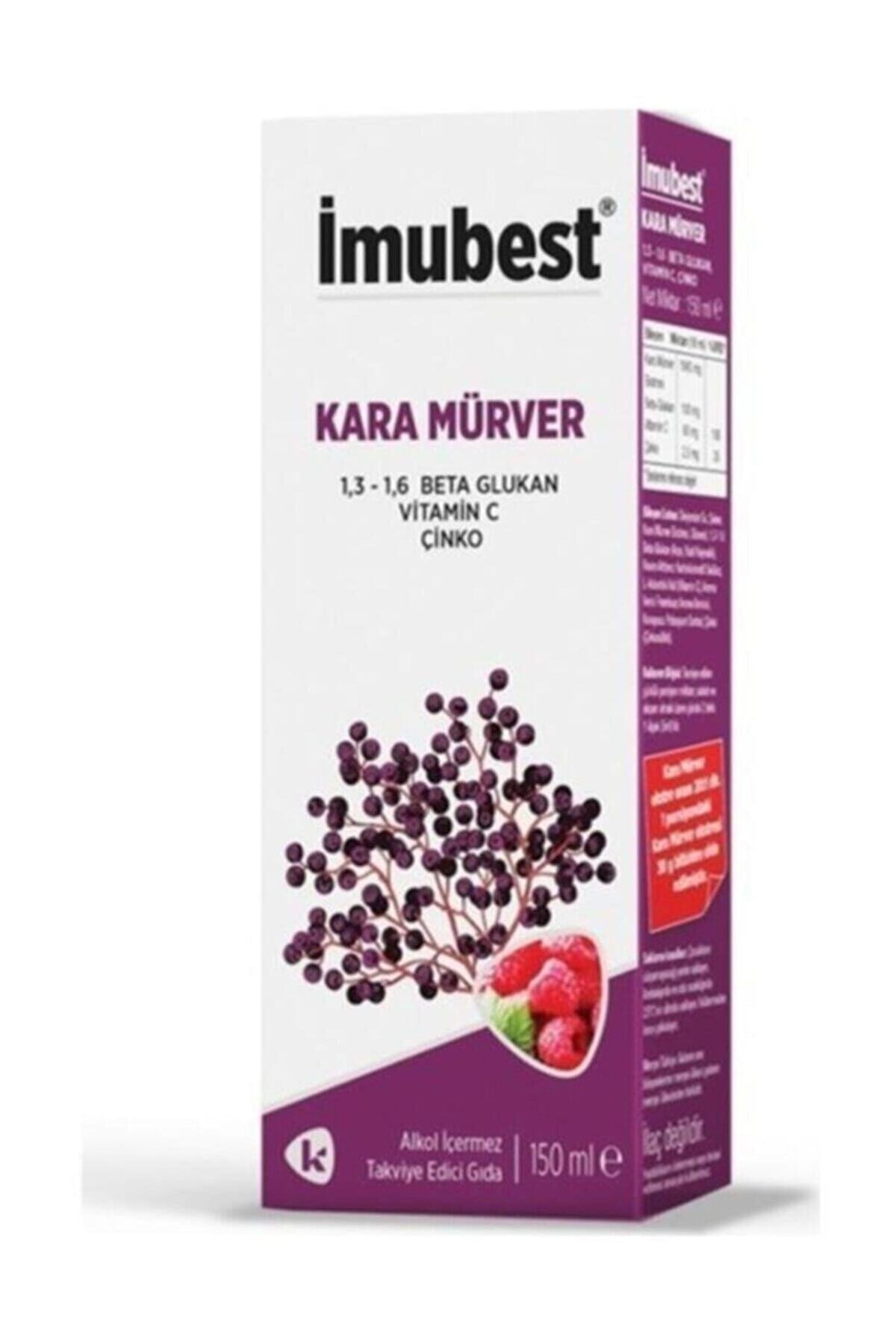 İmubest Şurup 150 ml - Sambucus Nigra, Beta Glukan, Vitamin C & Çinko