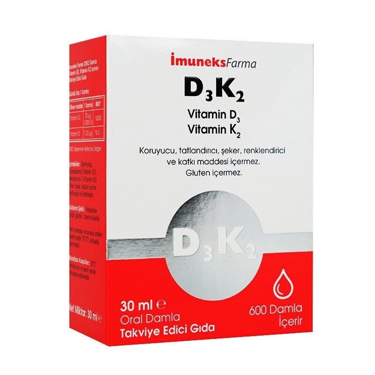 Imuneks Farma D3K2 Damla 30 ml
