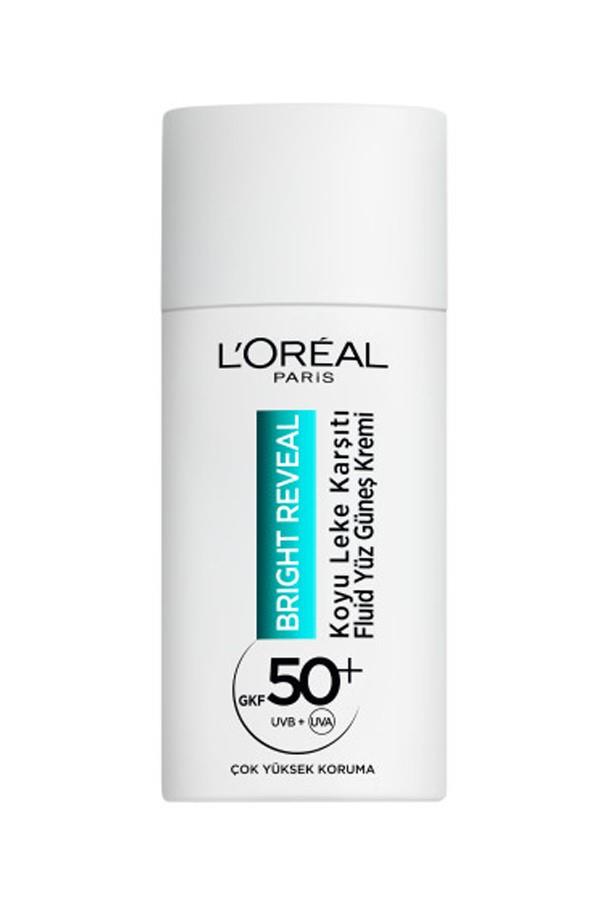 Loreal Paris Bright Reveal Koyu Leke Karşıtı Fluid Güneş Kremi