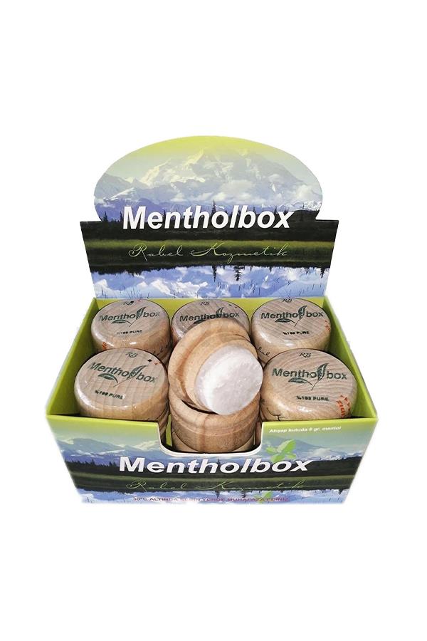 Mentholbox Nemlendirici Masaj Kremi (Migren Taşı) 12li Stant