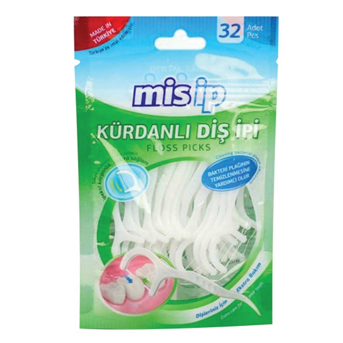 Mis İp Kürdanlı Diş İpi 32'li