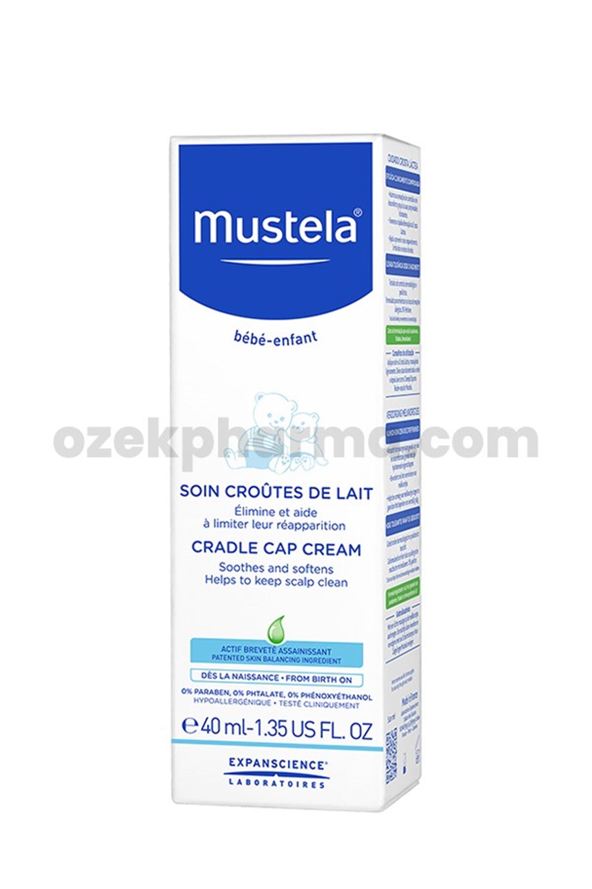 Mustela Cradle Cap Cream 40 ml-Konak Kremi | ozekpharma.com