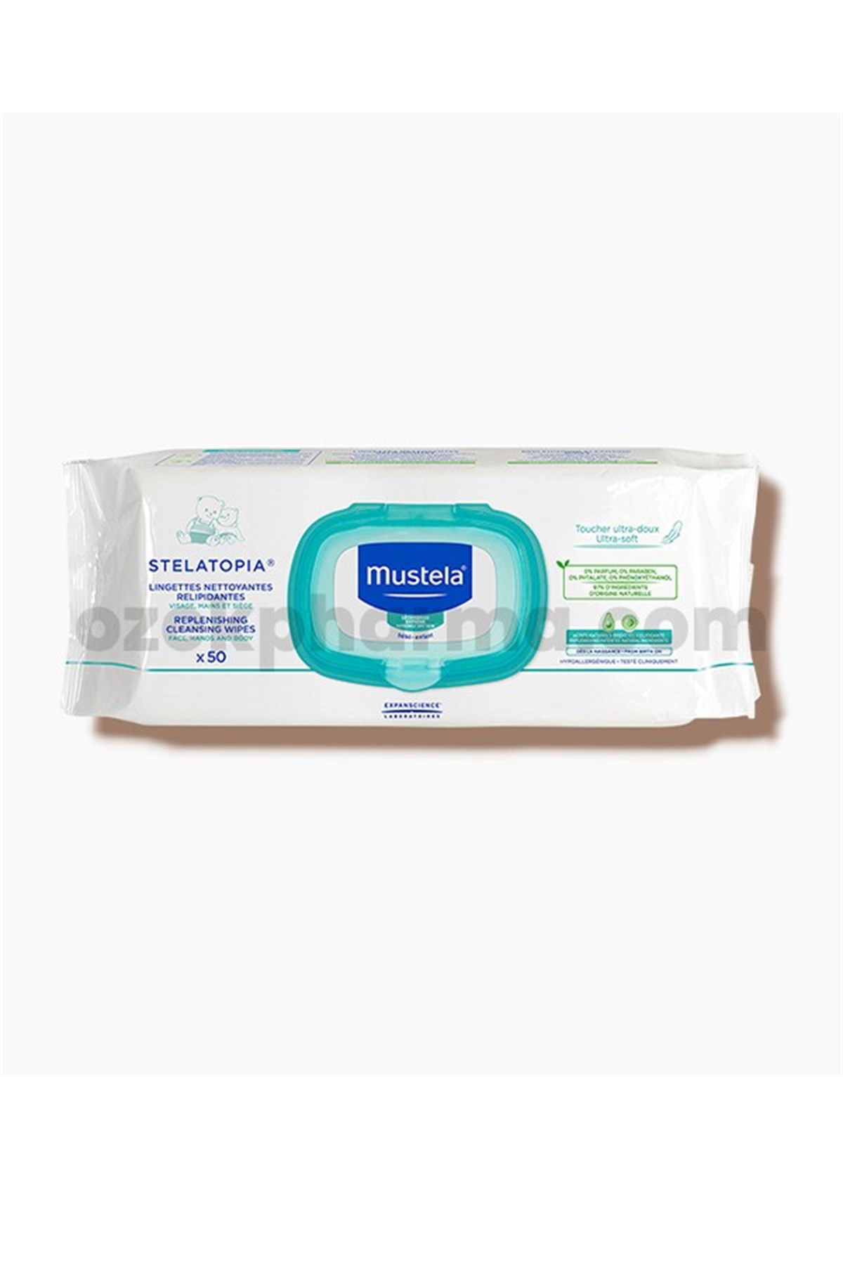 Mustela Stelatopia Replenishing Cleansing Wipes 50 Adet
