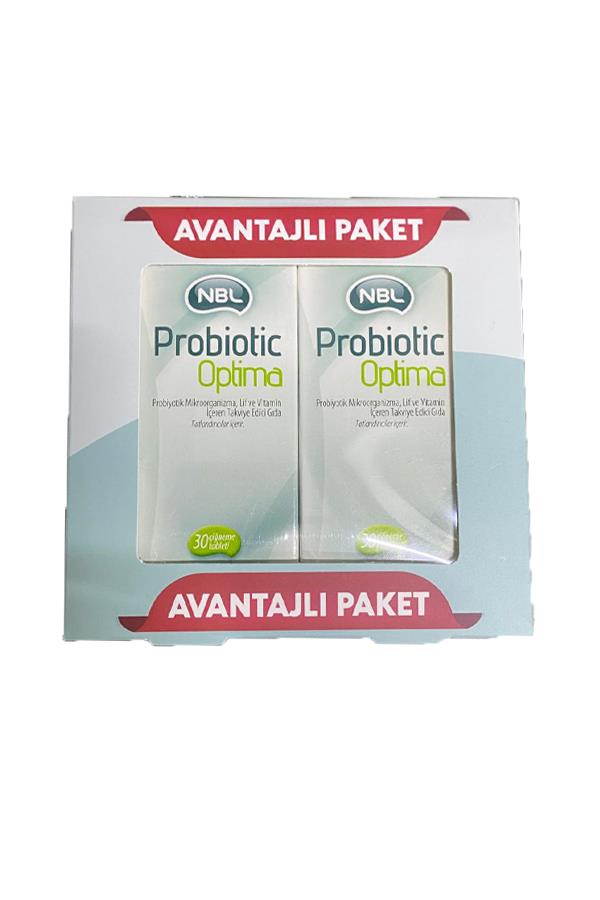 NBL Probiotic Optima 30 Çiğneme Tableti Avantajlı Paket 2 Adet - İkincisi %50 İndirimli