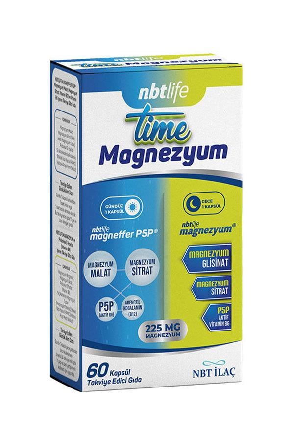 Nbt Life Time Magnezyum 60 Kapsül