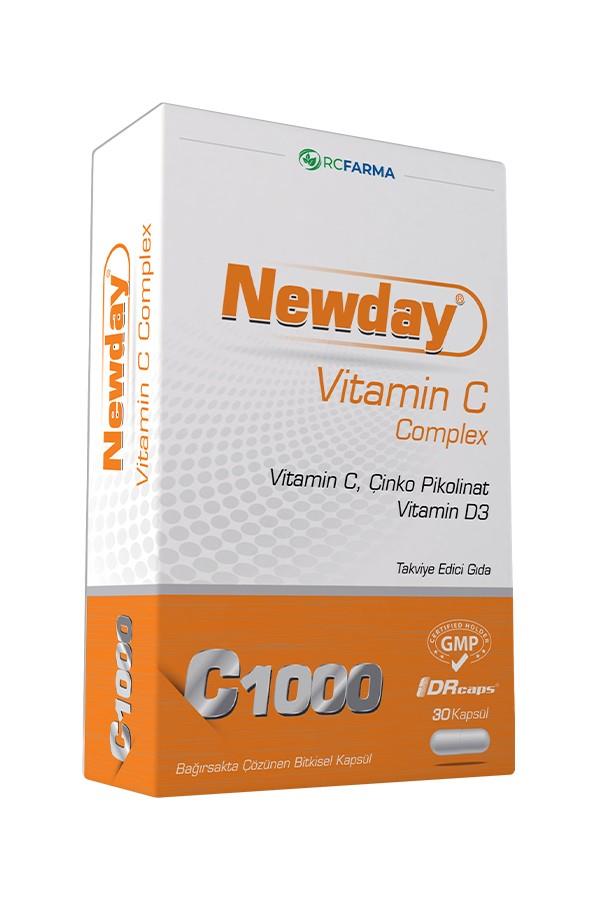 Newday Vitamin C 1000 Complex 30 Kapsül