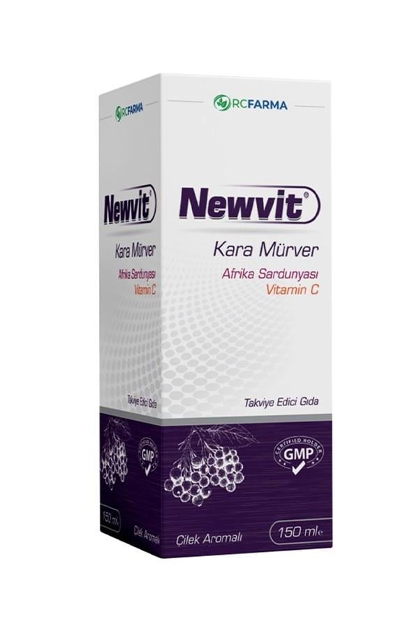 Newvit Kara Mürver Şurup 150 ml