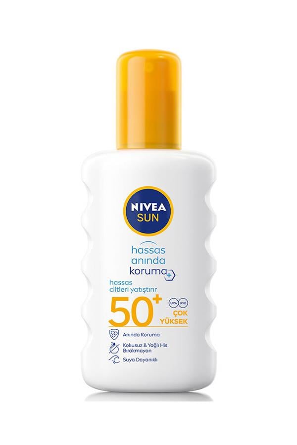 Nivea Sun Hassas Koruma Güneş Spreyi Kokusuz 200 ml