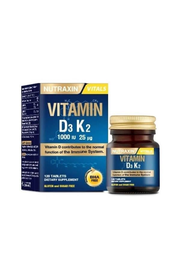 Nutraxin Vitamin D3K2 1000 IU 120 Tablet