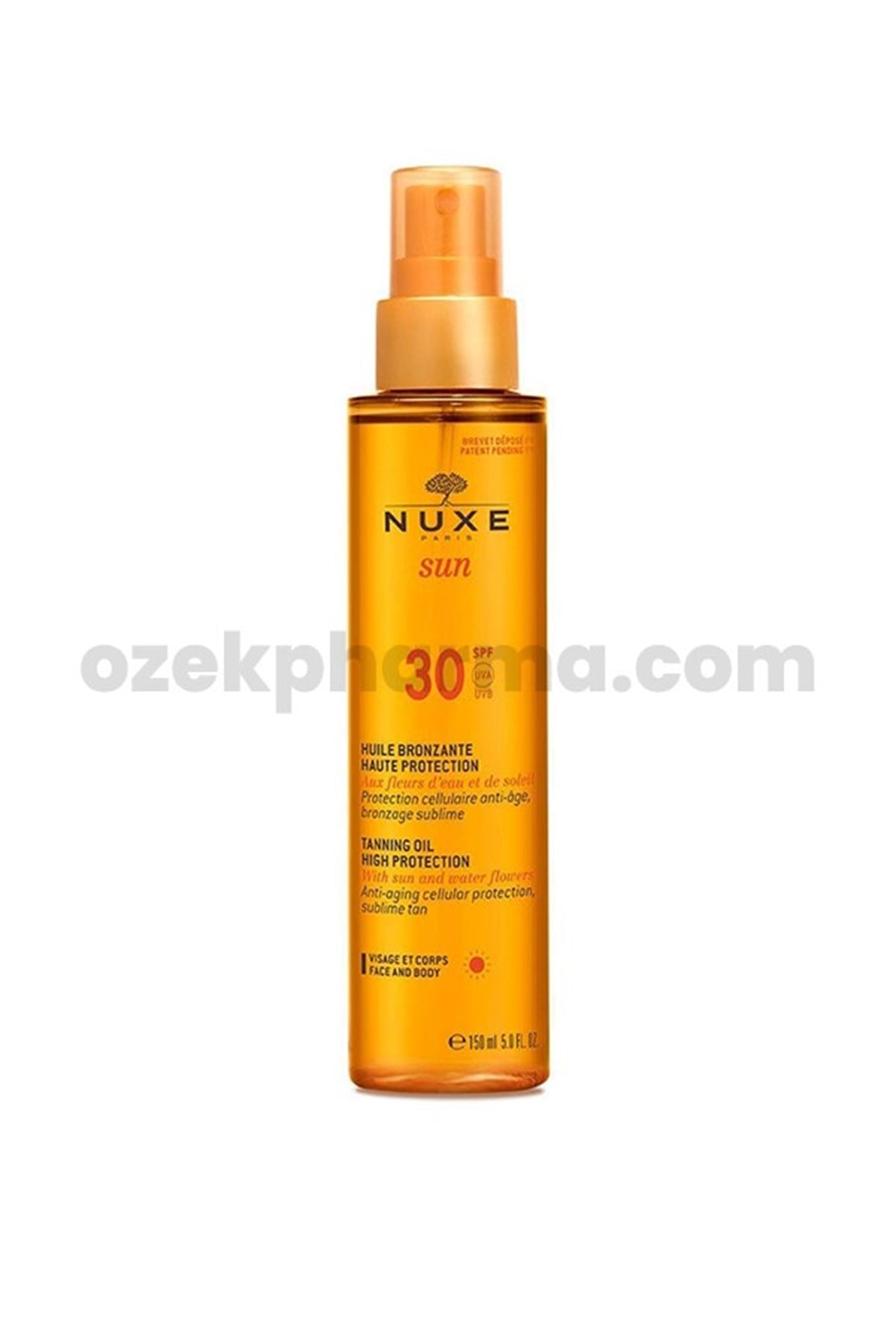 Nuxe Huile Solaire Bronzlaştırıcı Yüz ve Vücut Yağı SPF30 150 ml