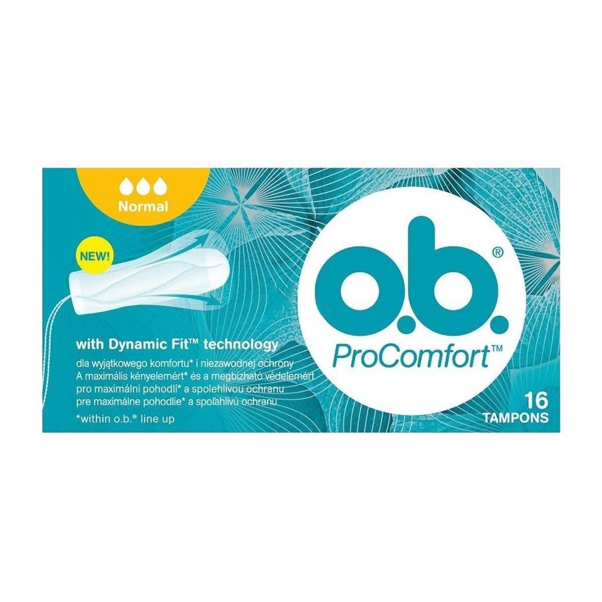 O.B. Ultimate Comfort Tampon Normal 16'lı