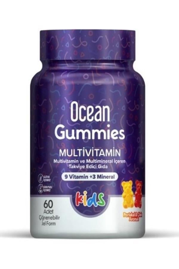 Ocean Gummies Multivitamin 60 Çiğnenebilir Jel Form