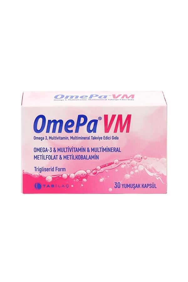 Omepa VM 30 Yumuşak Kapsül