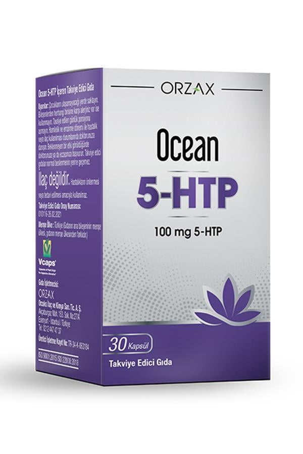 Orzax OCEAN 5-HTP 100 MG 30 KAPSÜL
