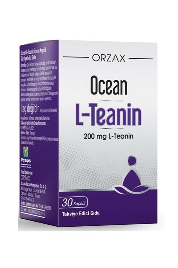 Orzax OCEAN L-TEANİN 200 MG 30 KAPSÜL