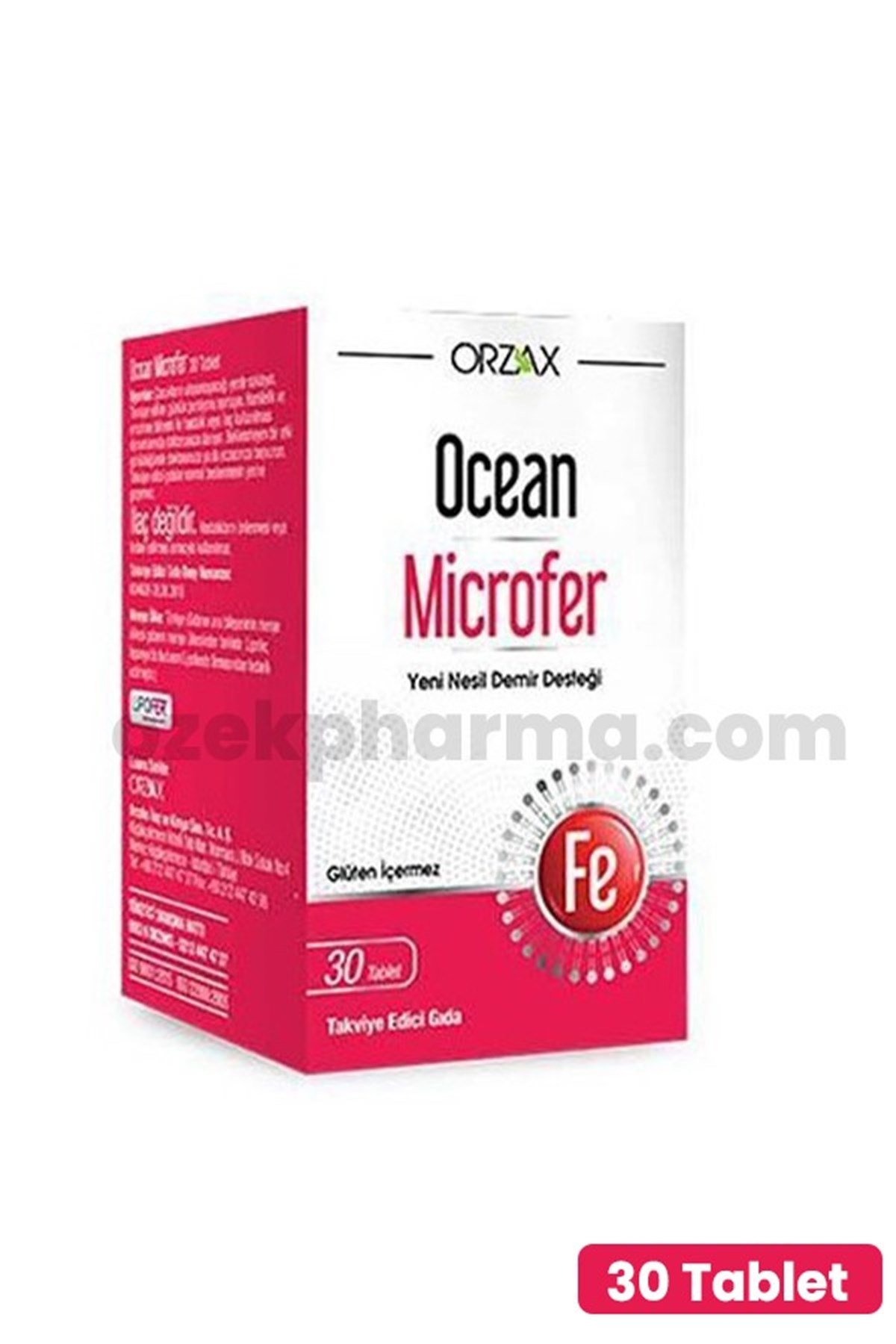 Orzax Ocean Microfer Fe 30 Tablet | ozekpharma.com