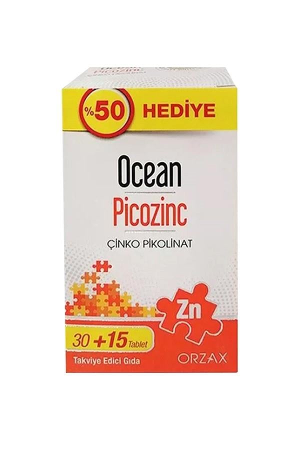 Orzax OCEAN PİCOZİNC 45 TABLET (%50 DAHA FAZLA)