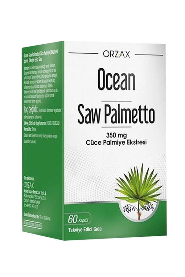 Orzax Ocean Saw Palmetto 350 mg 60 Kapsül