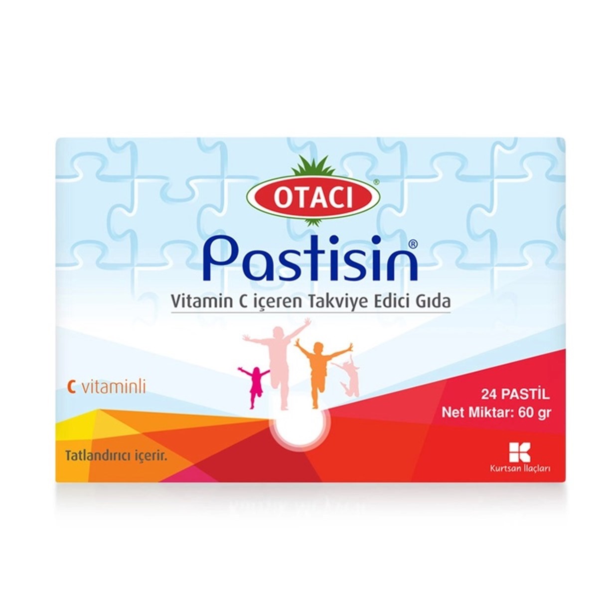 Otacı Pastisin Çocuk C Vitaminli Karışık Meyveli 24 Adet