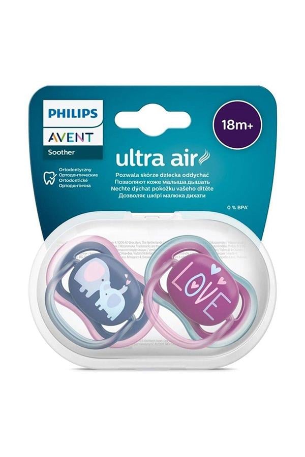 Philips Avent Scf349/22 Ultra Air 18+ Ay 2'li Kız Emzik