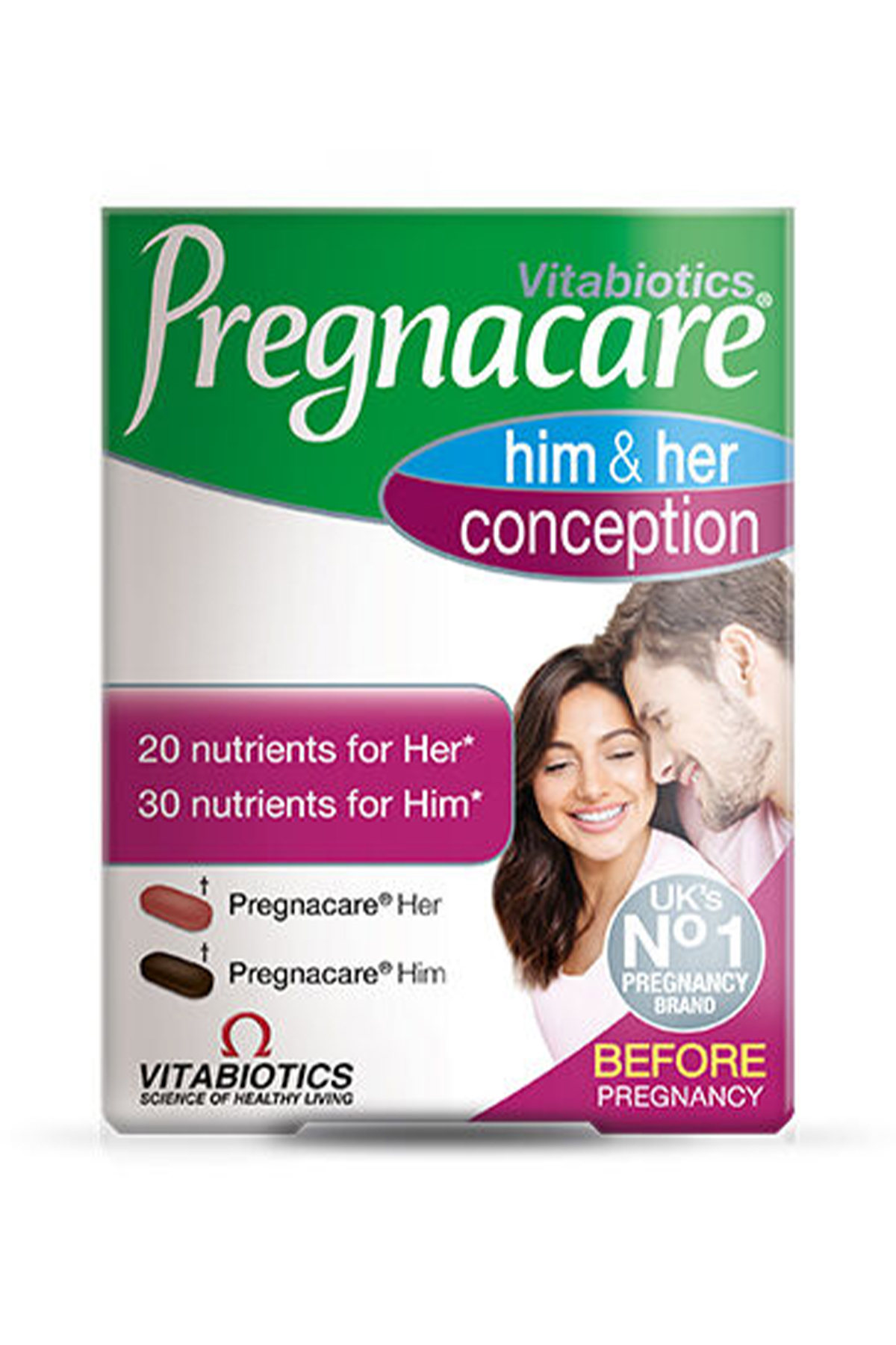 Pregnacare Him & Her Conception Tablet 20 For Her + 30 For Him