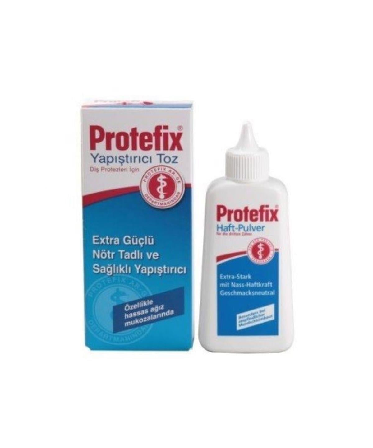 Protefix Diş Protezleri için Ekstra Güçlü Yapıştırıcı Toz 50 gr