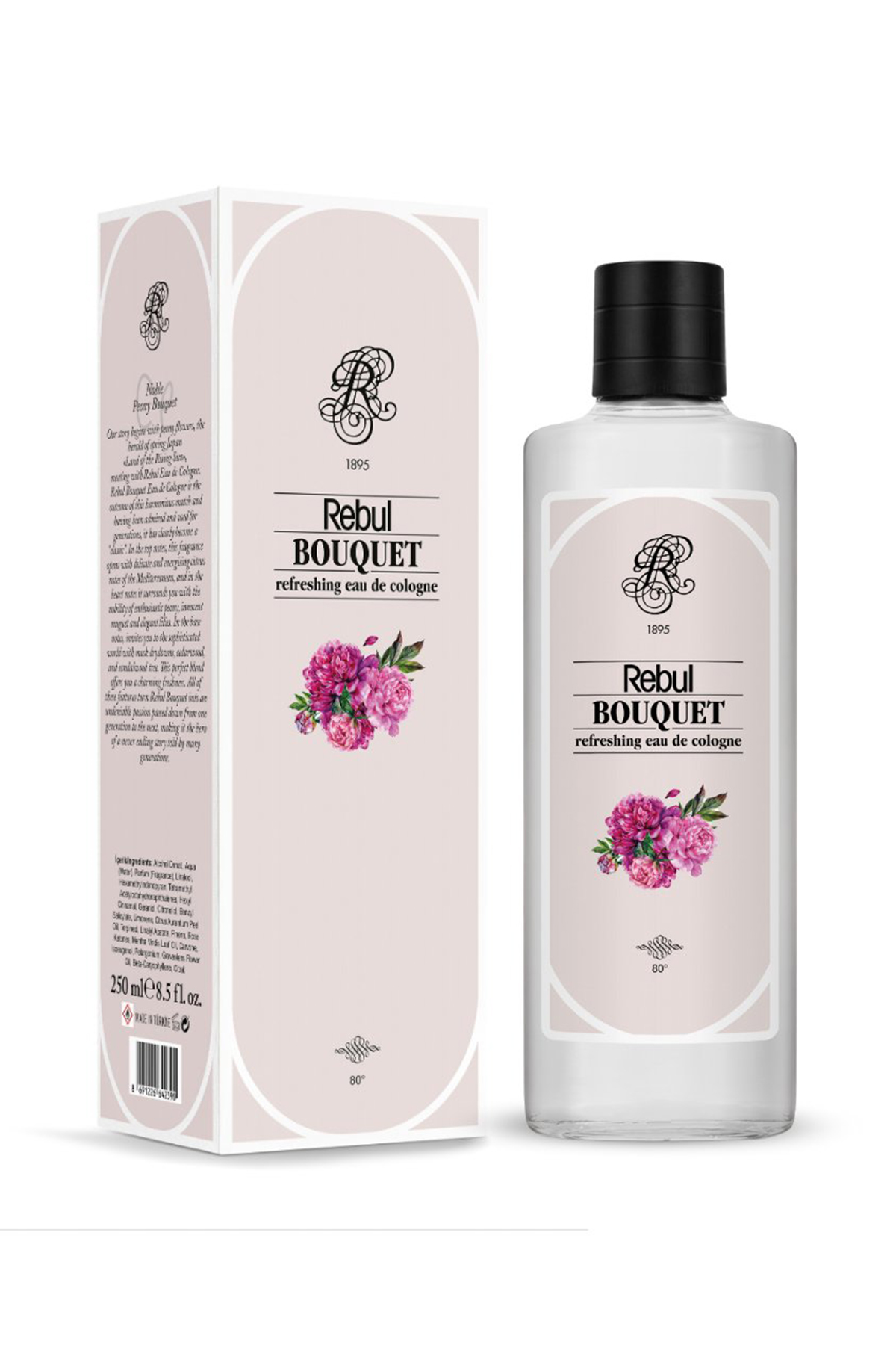 Rebul Bouquet Kolonya Cam Şişe 250 ml