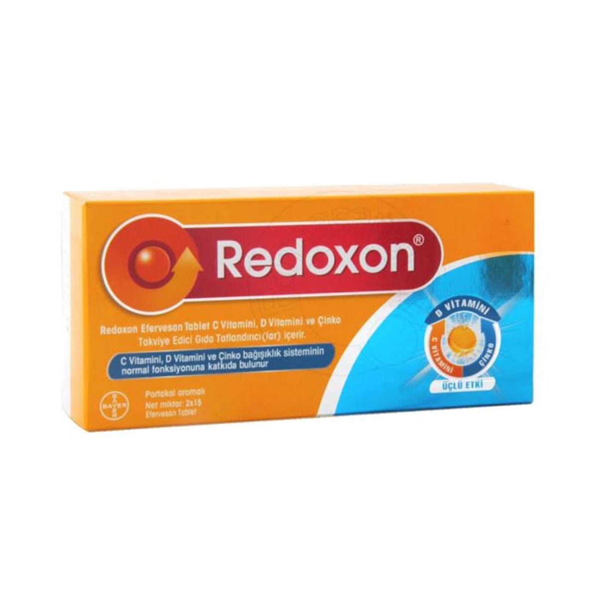 Redoxon 3'lü Etkili 30 Efervesan Tablet | ozekpharma.com