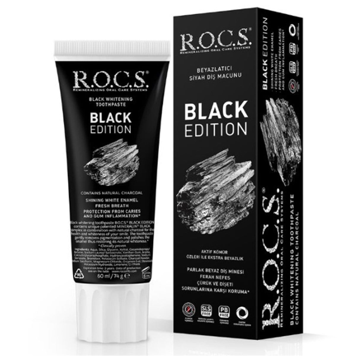 Rocs Black Edition Diş Macunu 60 ml