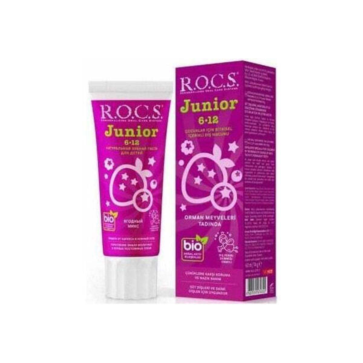 Rocs Junior 6-12 Orman Meyveli Özlü Diş Macunu 74 gr