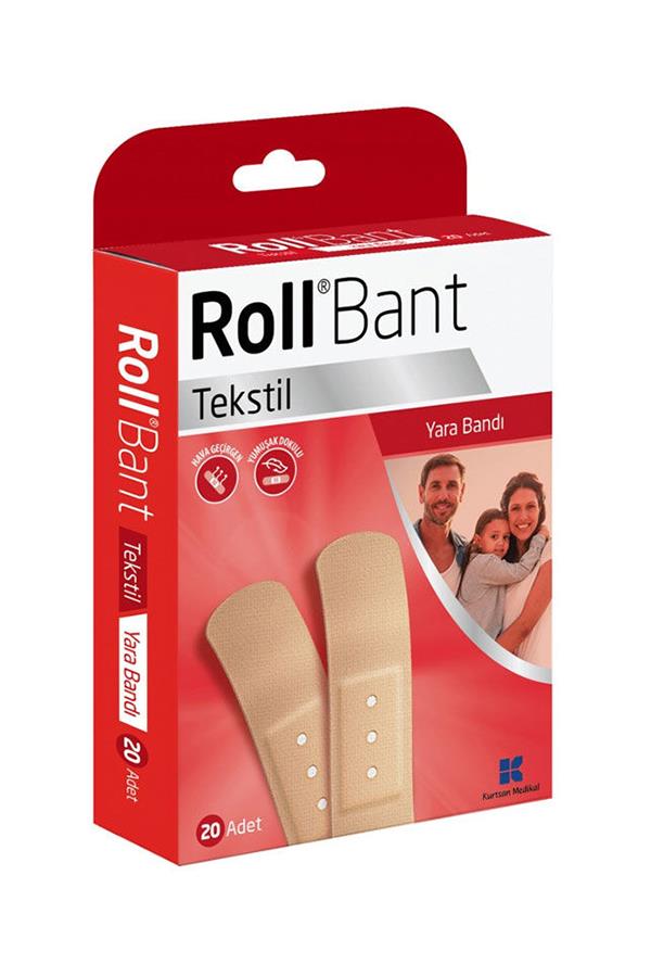 Roll Bant Tekstil Yara Bandı 20 Adet