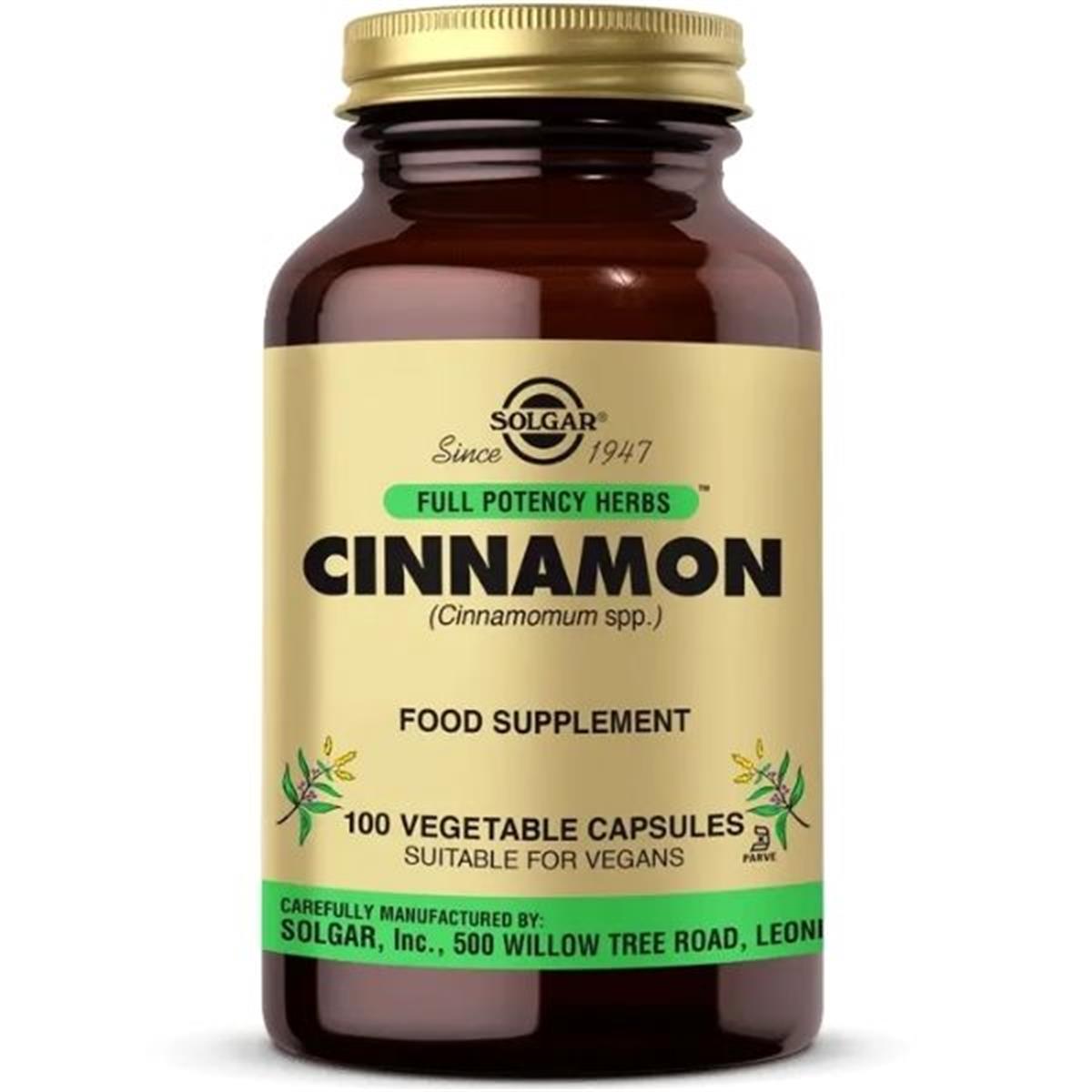 Solgar Cinnamon 100 Kapsül