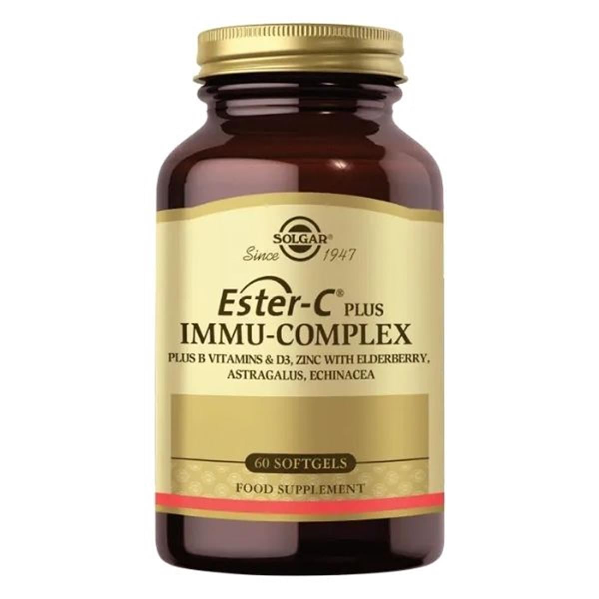 Solgar Ester C Plus Immu Complex 60 Softgels