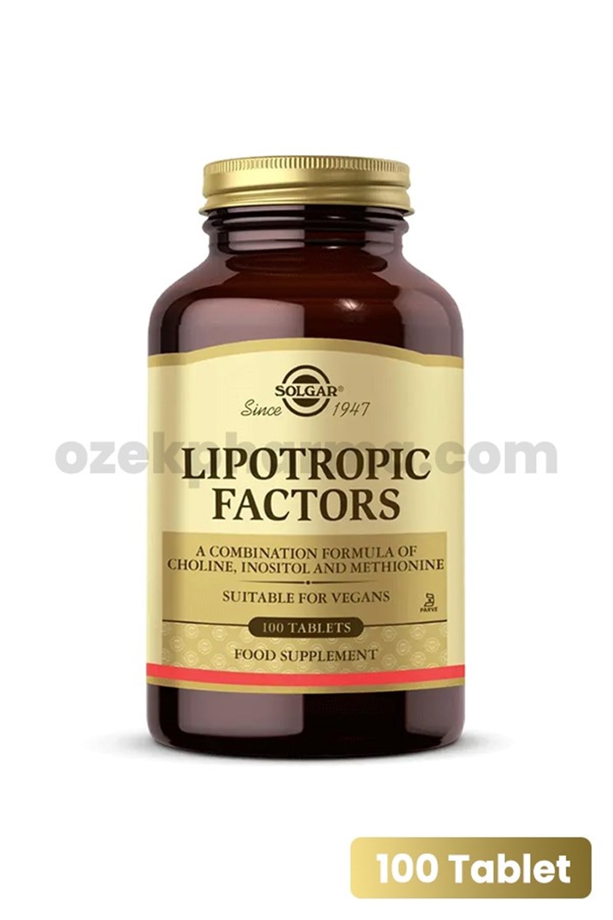 Solgar Lipotropic Factors 100 Tablet