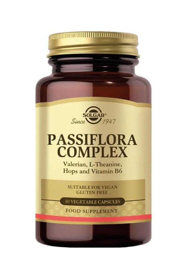 Solgar Passiflora Complex 30 Kapsül