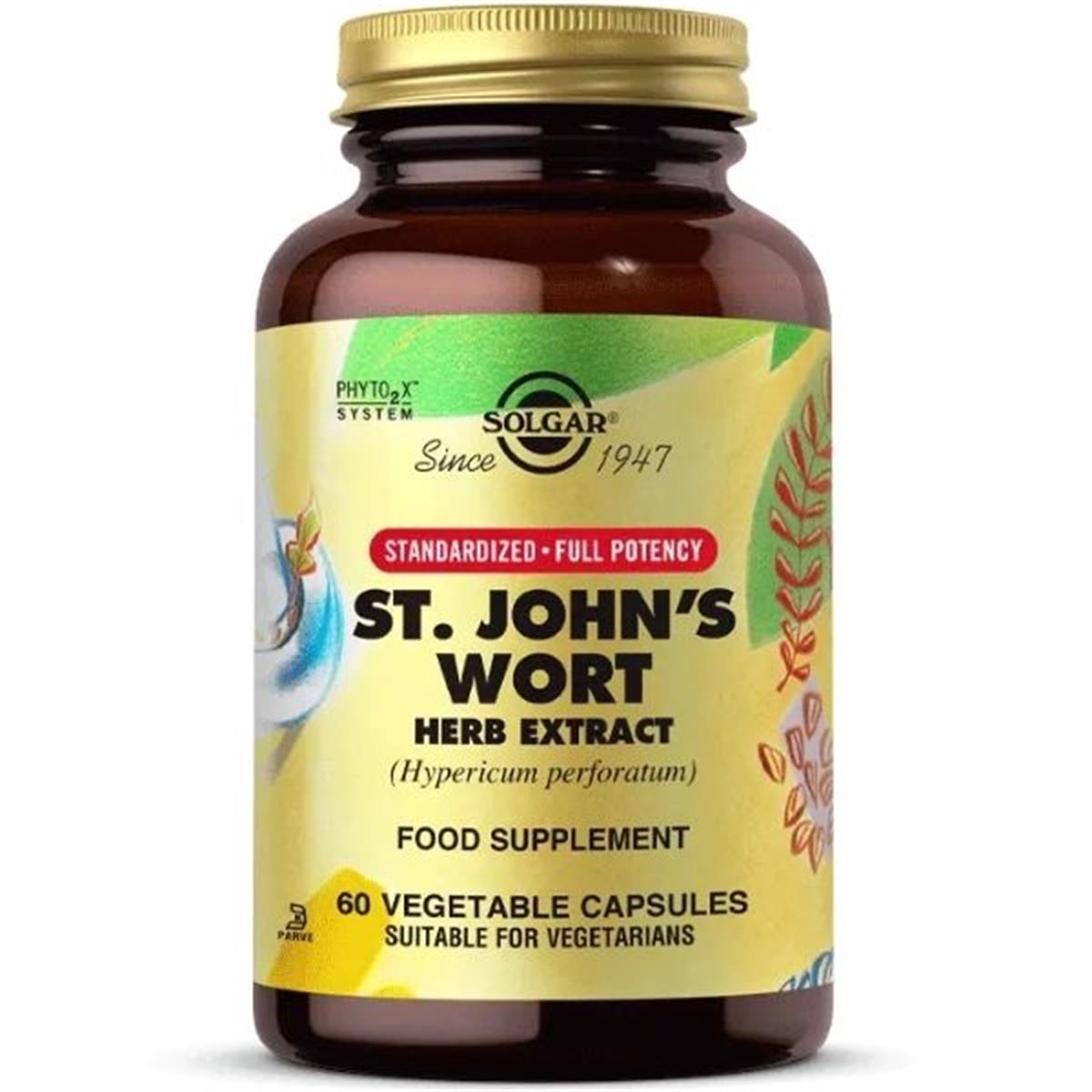 Solgar St. John´S Wort Herb Extract 60 Kapsül