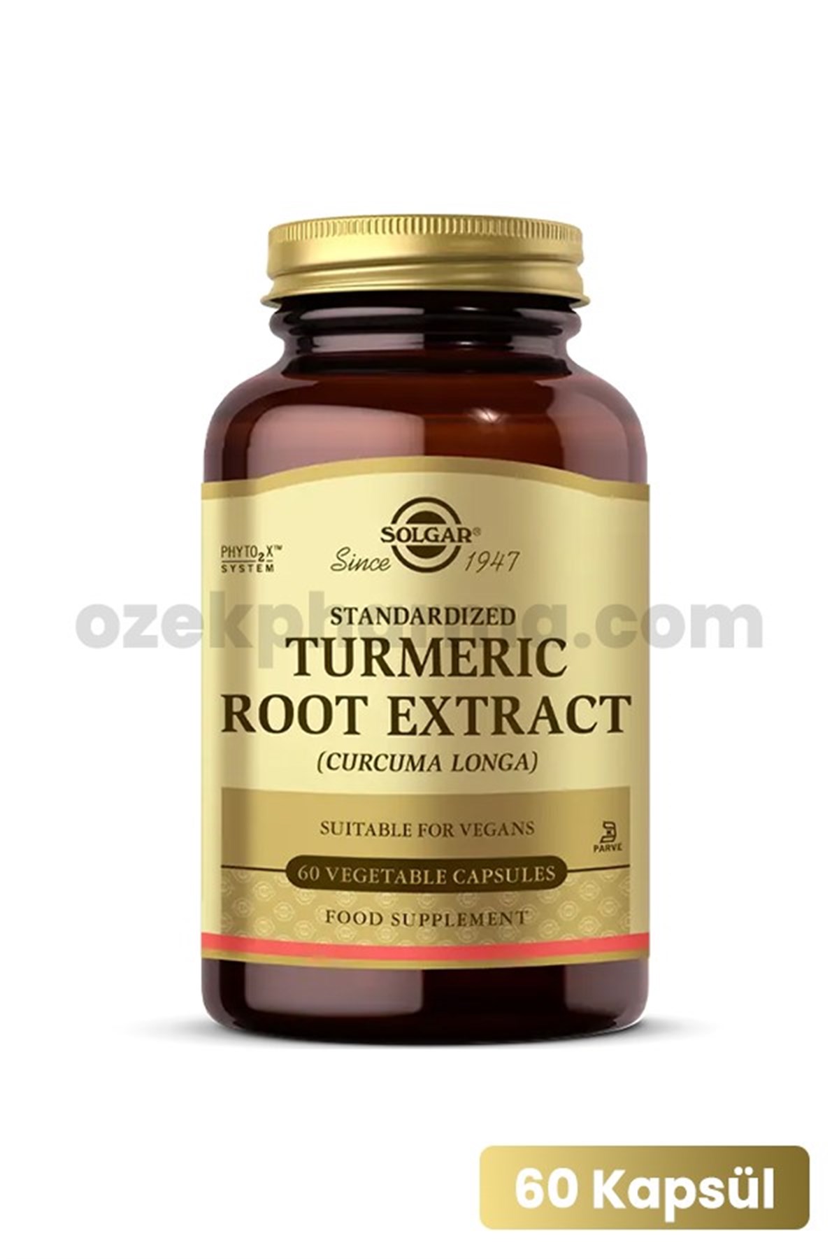 Solgar Turmeric Root Extract 60 Kapsül