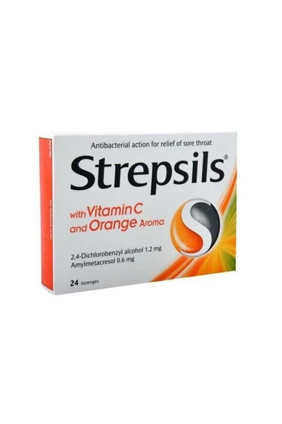 Strepsils Portakal Aromalı Pastil