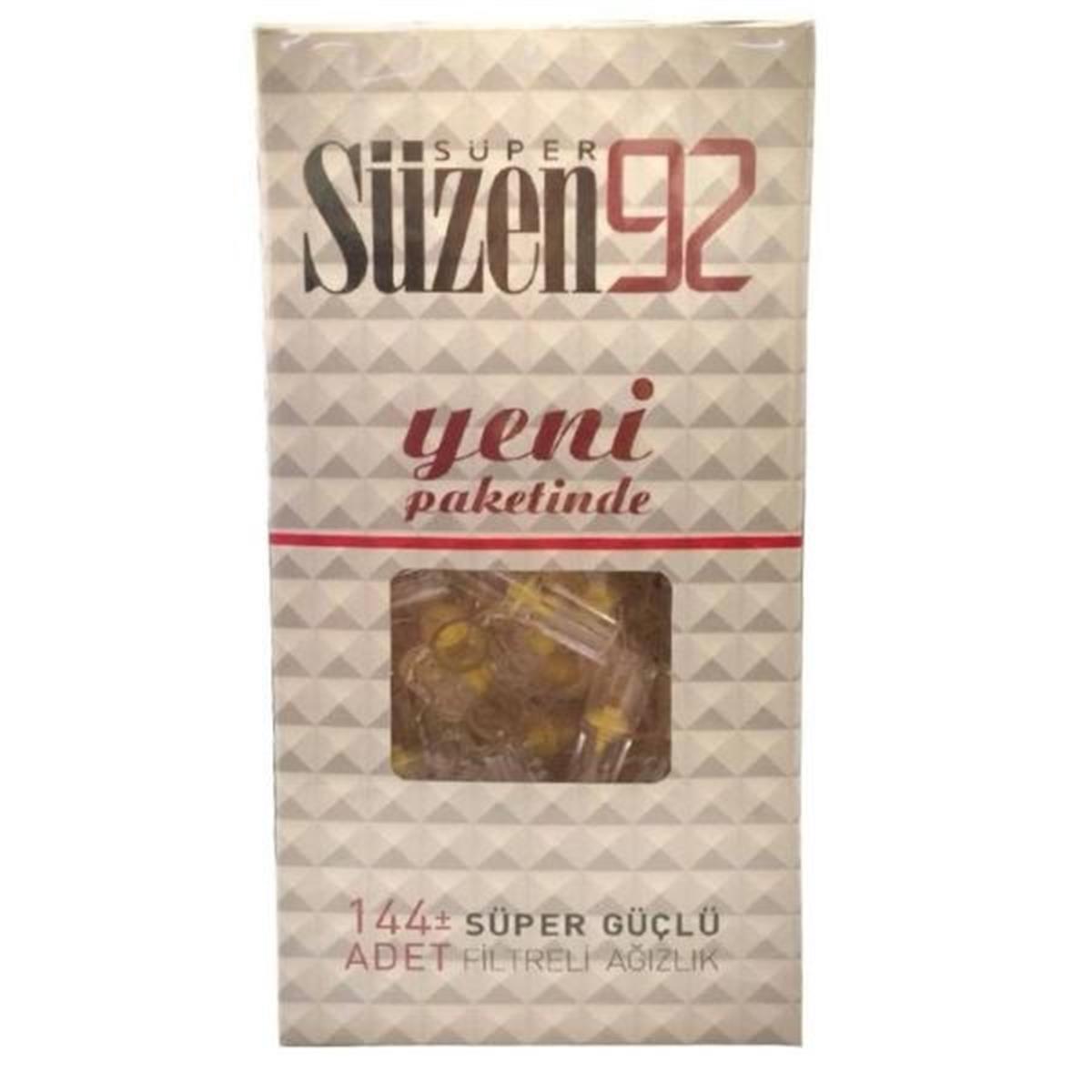 Süzen 92 Süper Güçlü Filtreli Ağızlık 144'lü