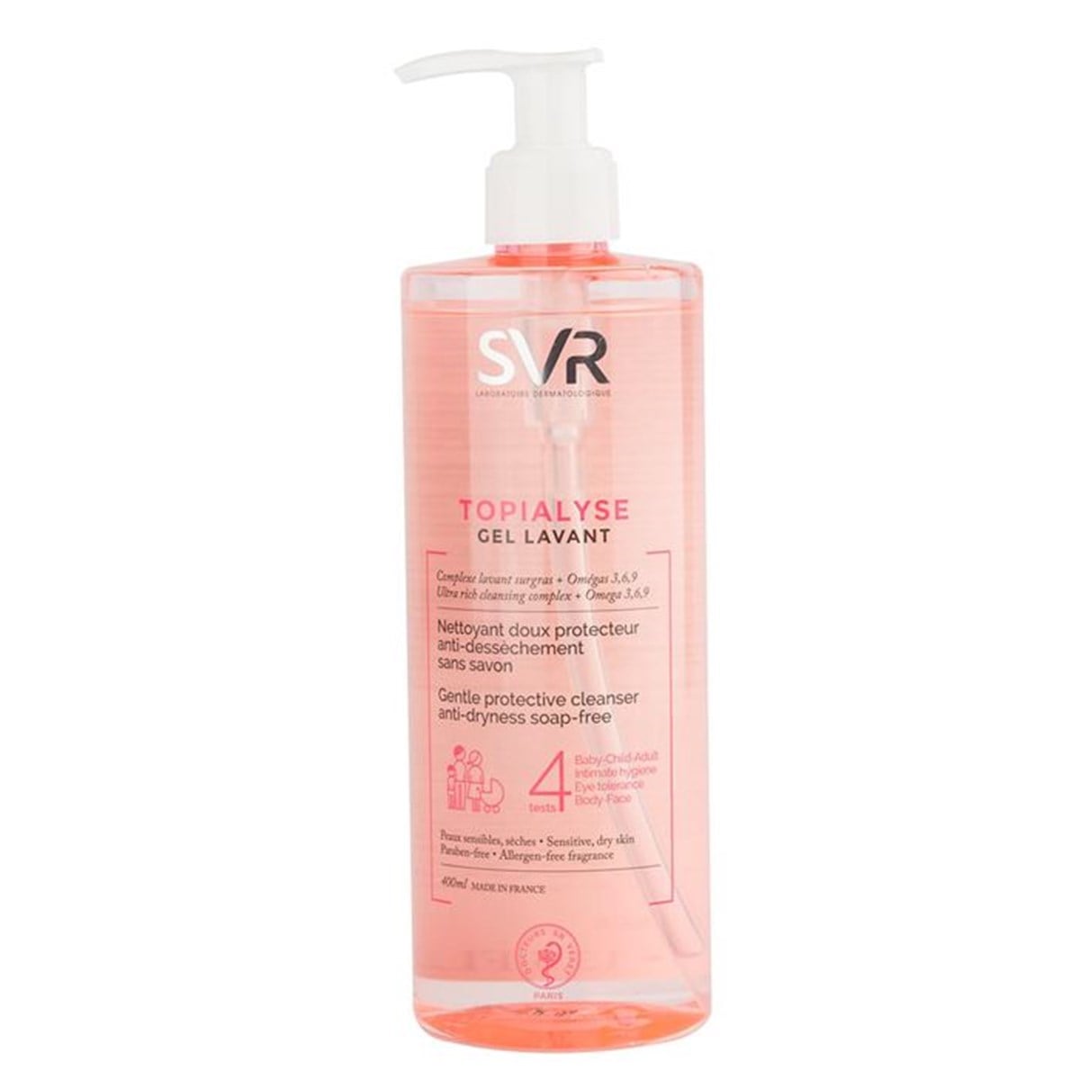 SVR Topialyse Gel Lavant 400ml