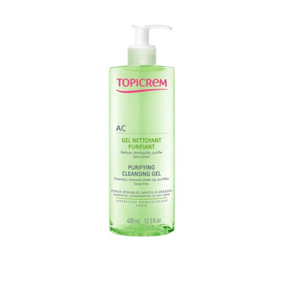Topicrem AC Purifying Cleansing Gel 400 ml