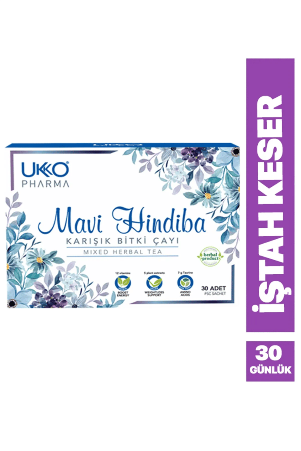 Ukko Mavi Hindiba Karışık Bitki Çayı 5 gr x 30 Adet
