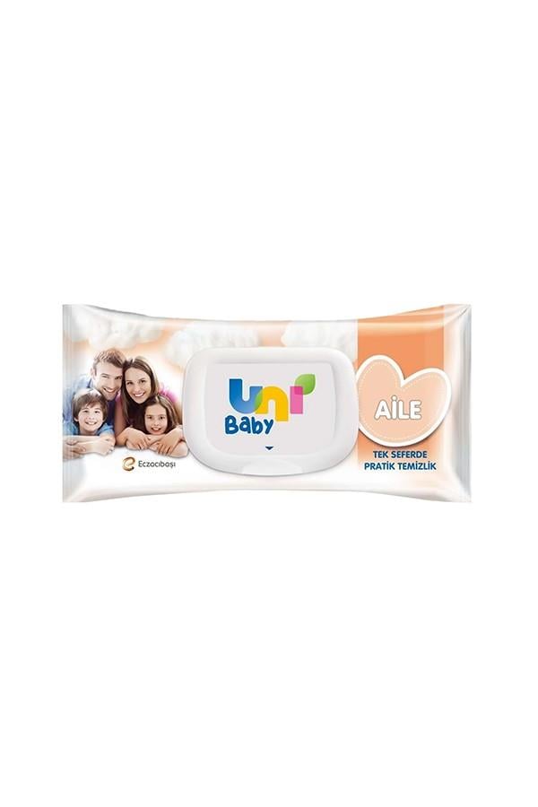 Uni Baby Kapaklı Islak Havlu 90 Yaprak - Aile Boyu