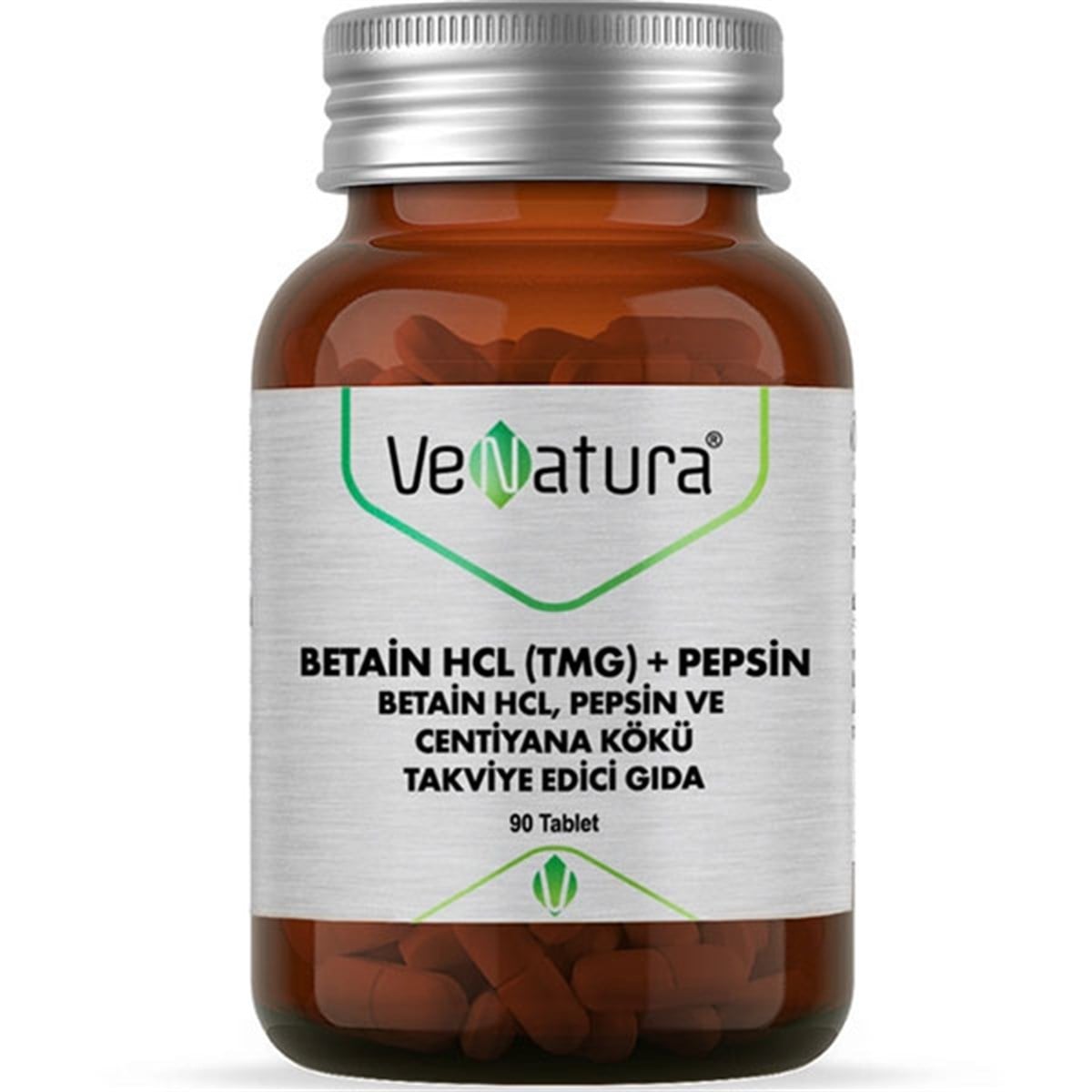 Venatura Betain HCL Pepsin ve Centiyana Kökü 90 Tablet